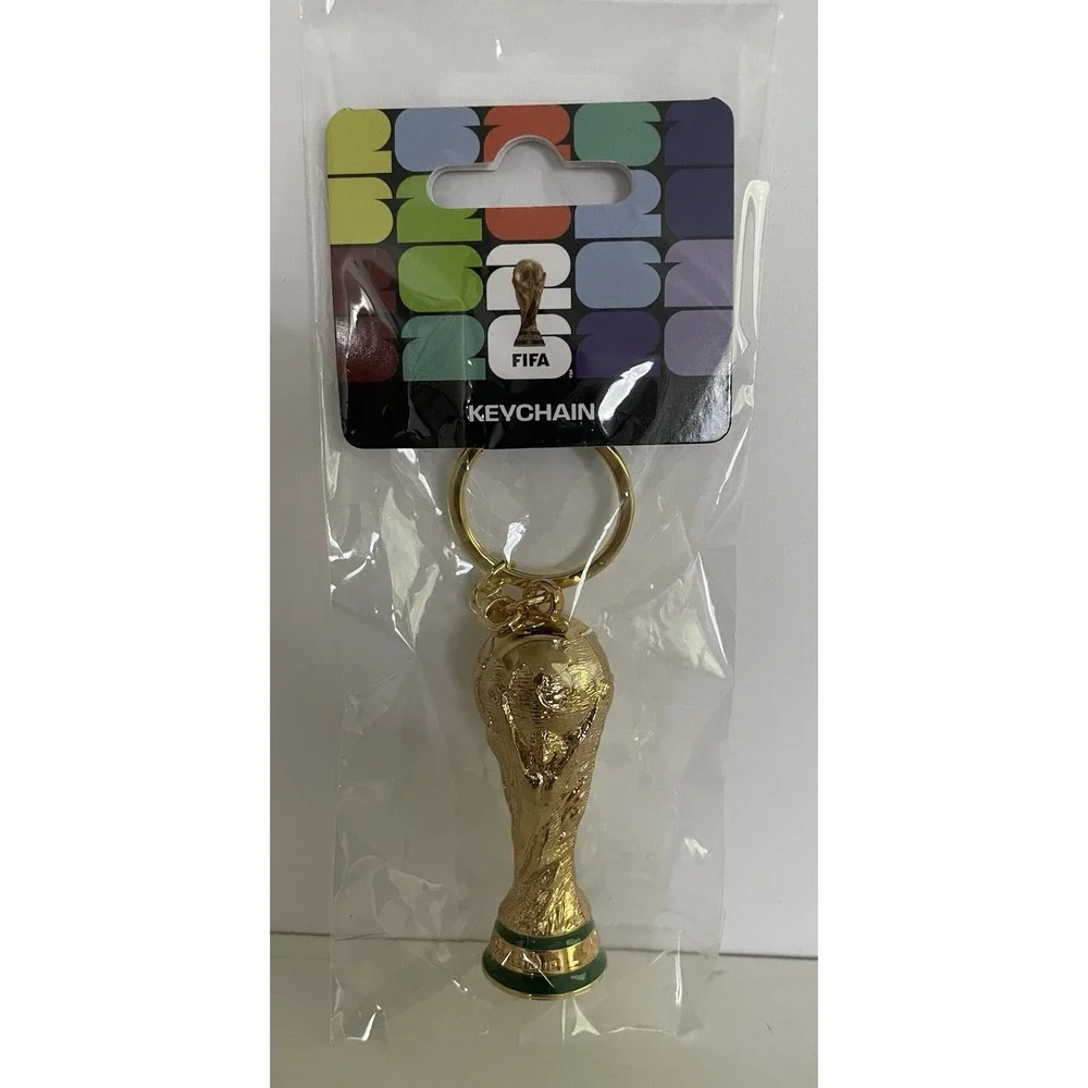 FIFA World Cup 2026 Trophy Keychain Officially Licensed NEW Football Soccer